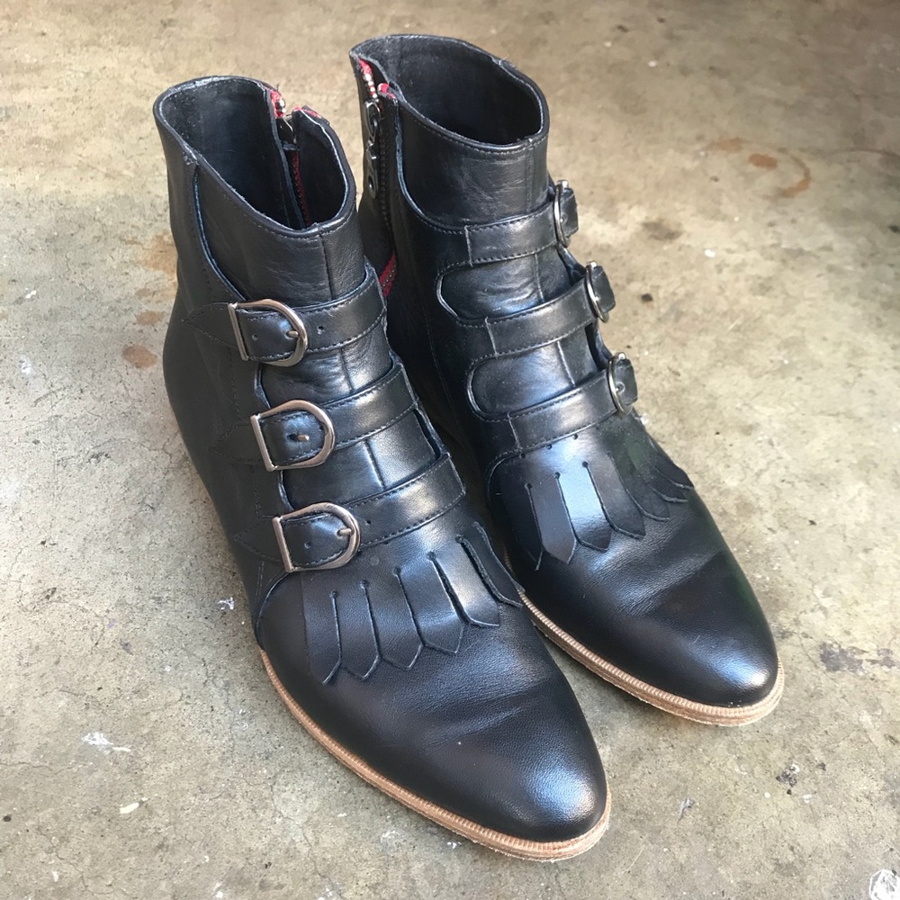 Modern Vice Jett Classic black leather boots 8.5